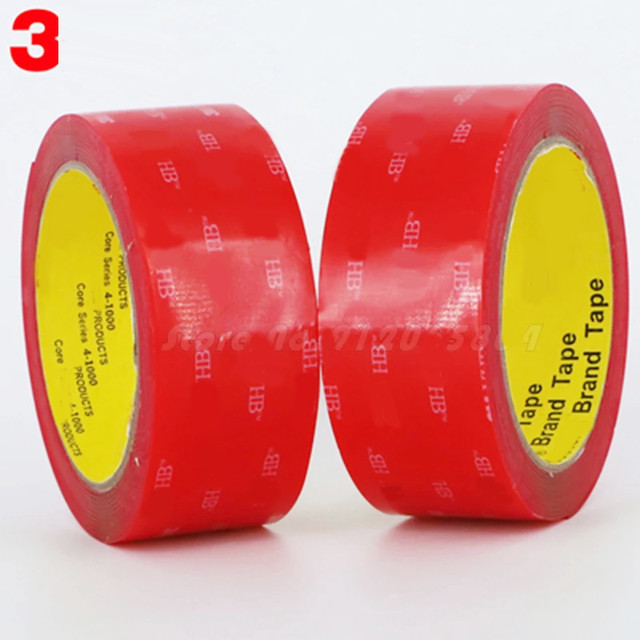 3 M 4910 High Temperature Transparent Double Sided Tape Clear